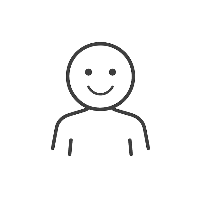 Smiling Person Head-and-Shoulders Icon