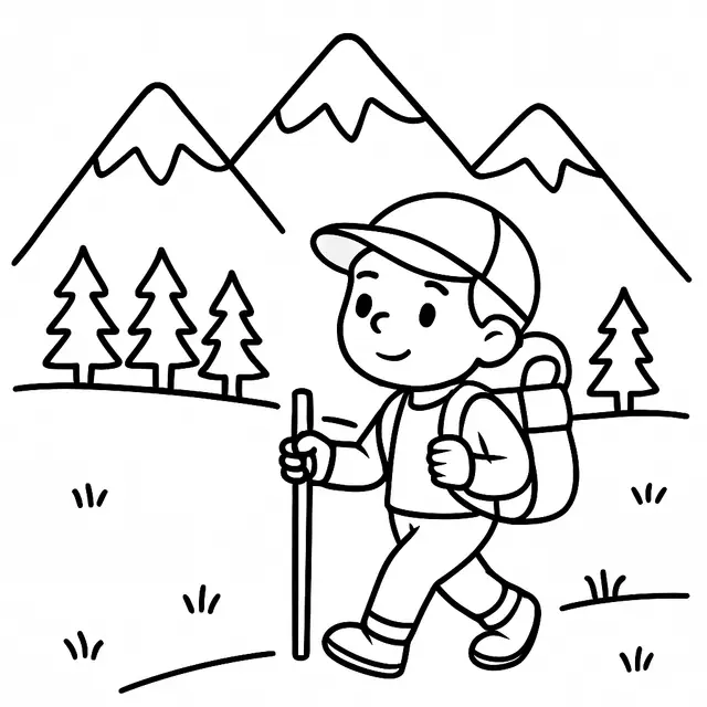 Person Hiking