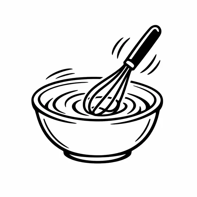 Mixing Bowl with Whisk
