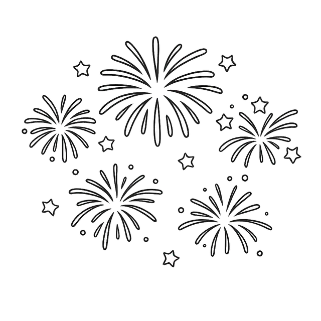 Fireworks and Stars