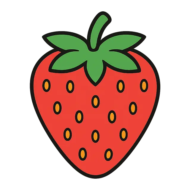 Friendly Strawberry Illustration