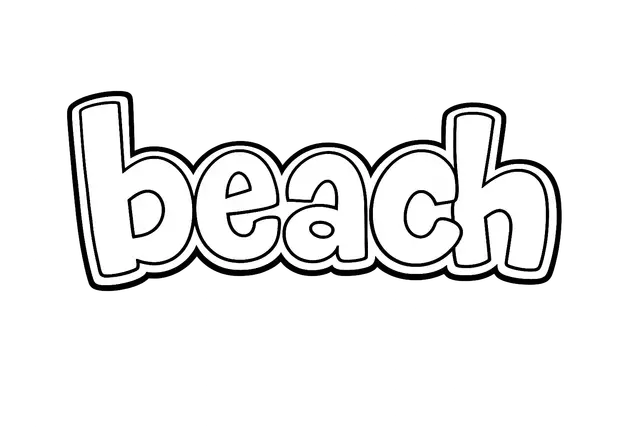 Beach Text