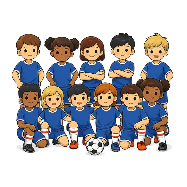 Soccer Blue Team