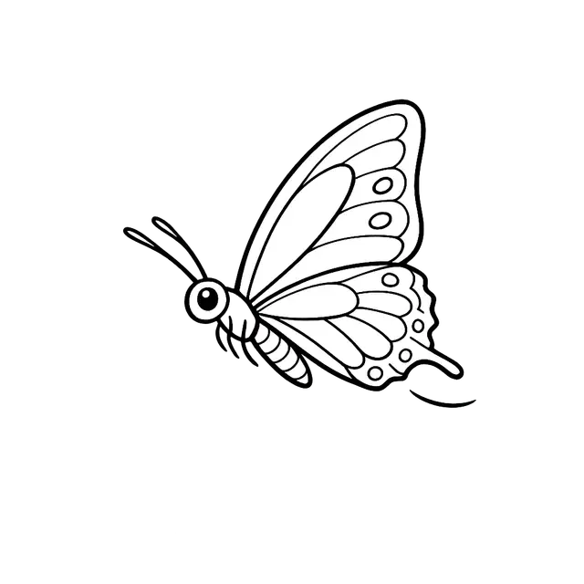 A Butterfly Flying