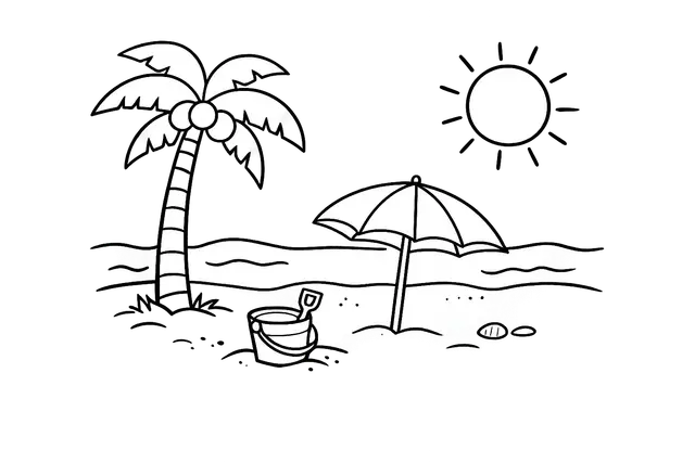 Beach Scene