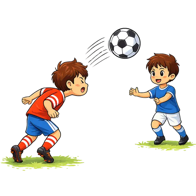 Soccer Head Pass