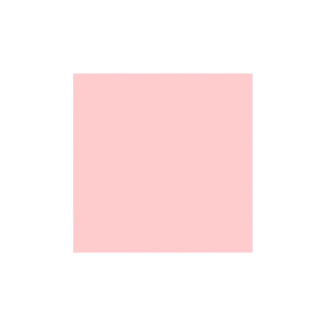 Light pink square on transparent background