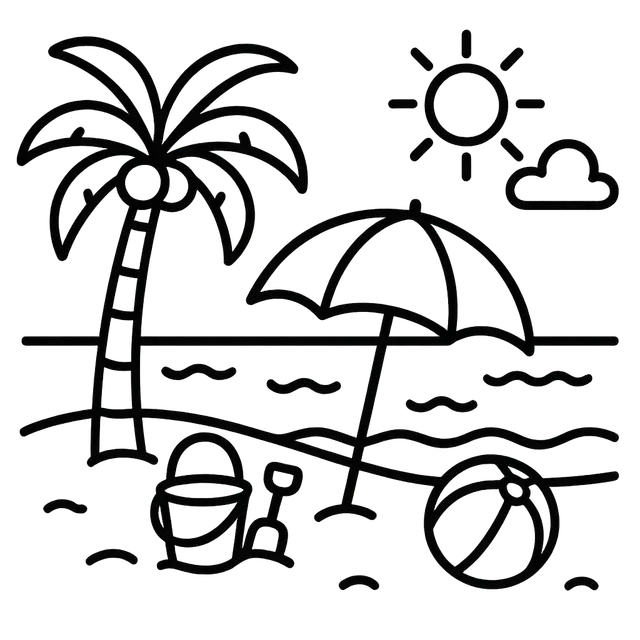 Beach Scene