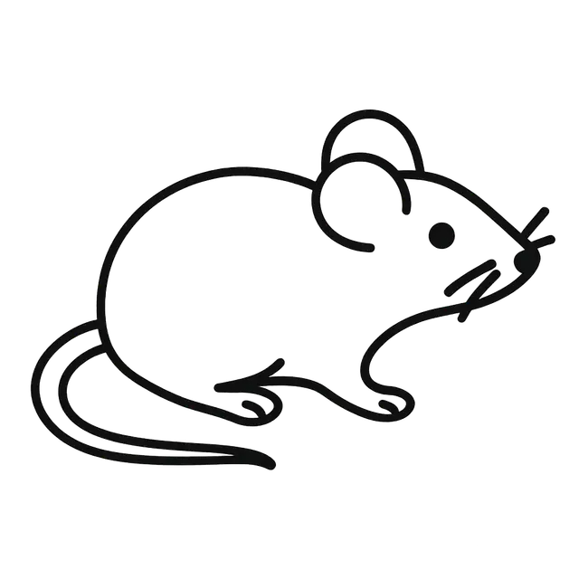 Mouse Outline Clipart