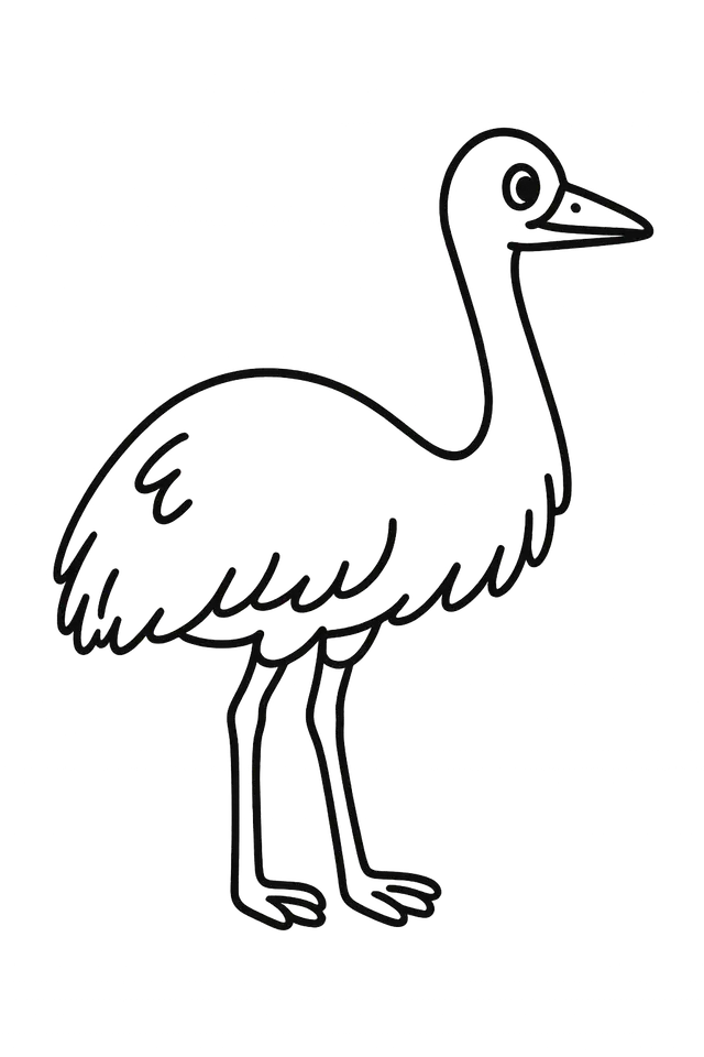 Happy Ostrich