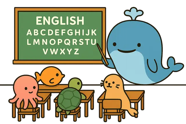Whale Teaching English
