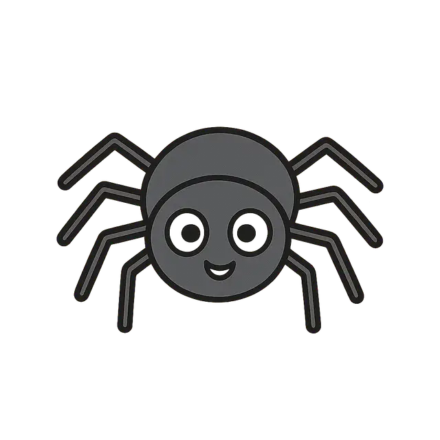 Cute Cartoon Spider Icon