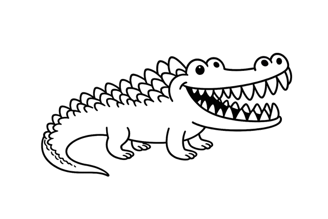 Toothy Alligator
