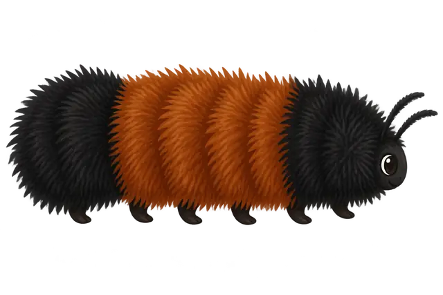 Woolly Bear Caterpillar Clip Art