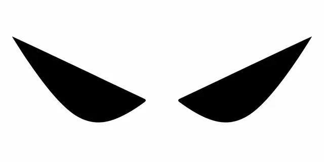 Pair of Slanted Jack-o’-Lantern Eyes