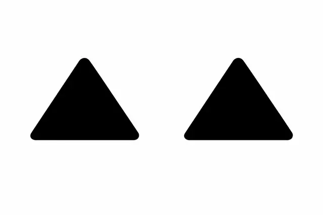 Pair of Black Triangular Jack-o'-Lantern Eyes