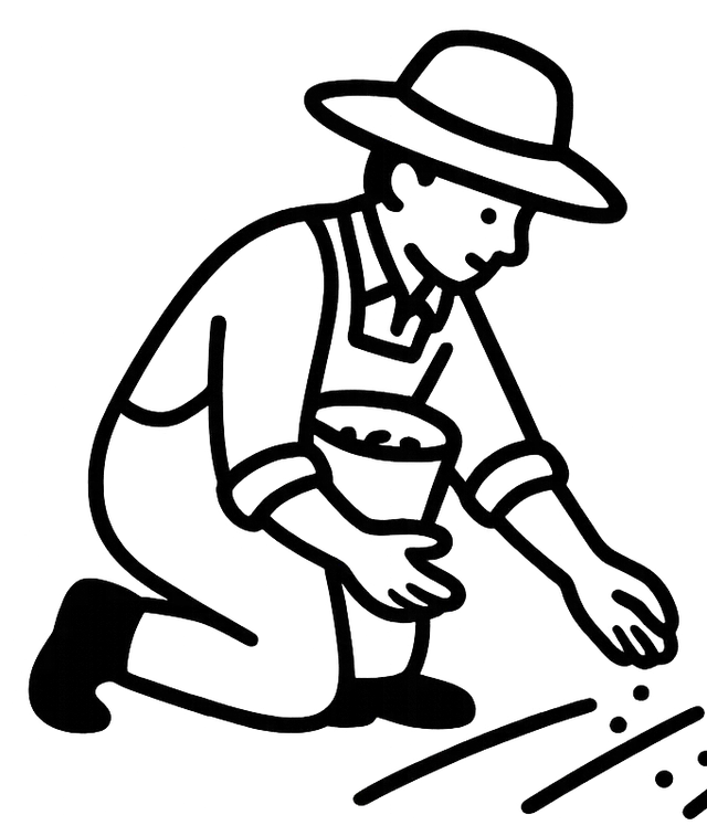 Kneeling Gardener