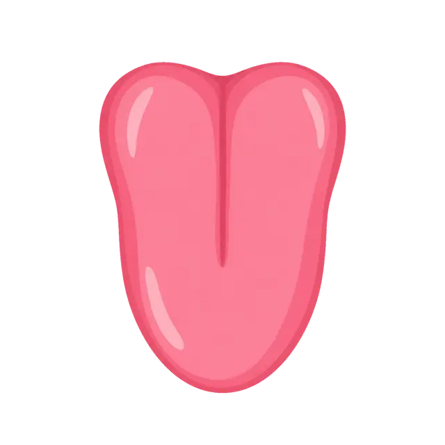 Pink Tongue Illustration